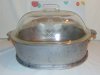 Guardian Service Hammered Aluminum Roaster w/ GLASS Lid LARGE